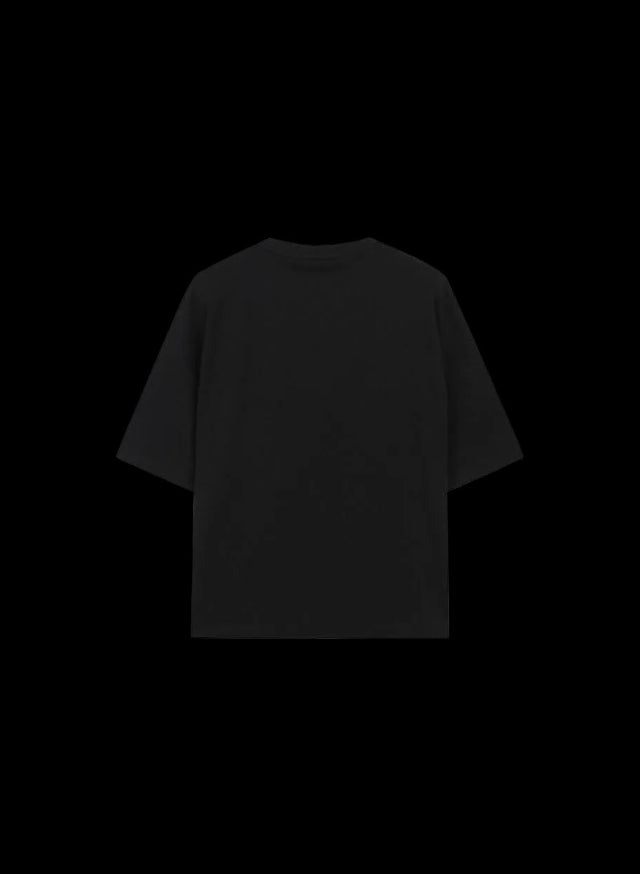 Custom black oversized T-shirts