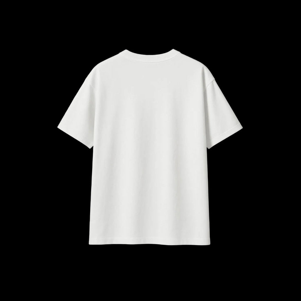 Custom white oversized Tshirt