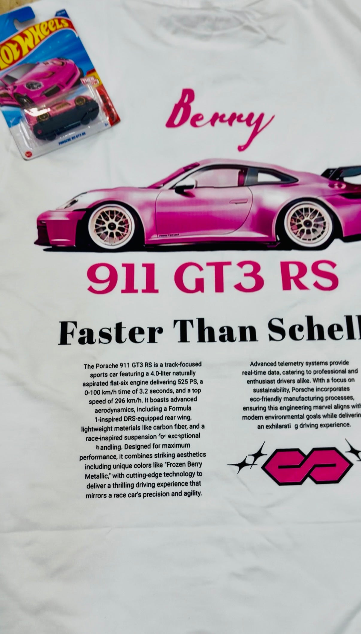 BERRY PORSCHE TSHIRT
