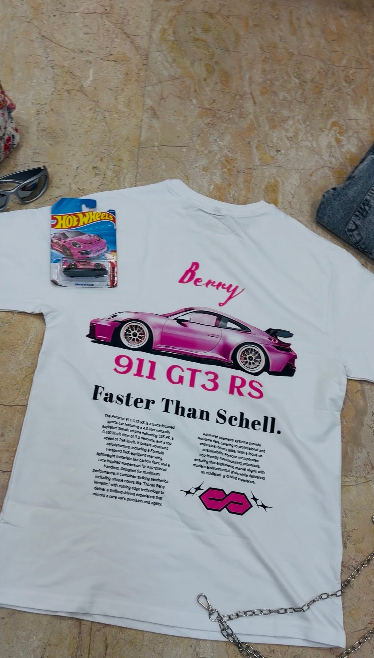BERRY PORSCHE TSHIRT