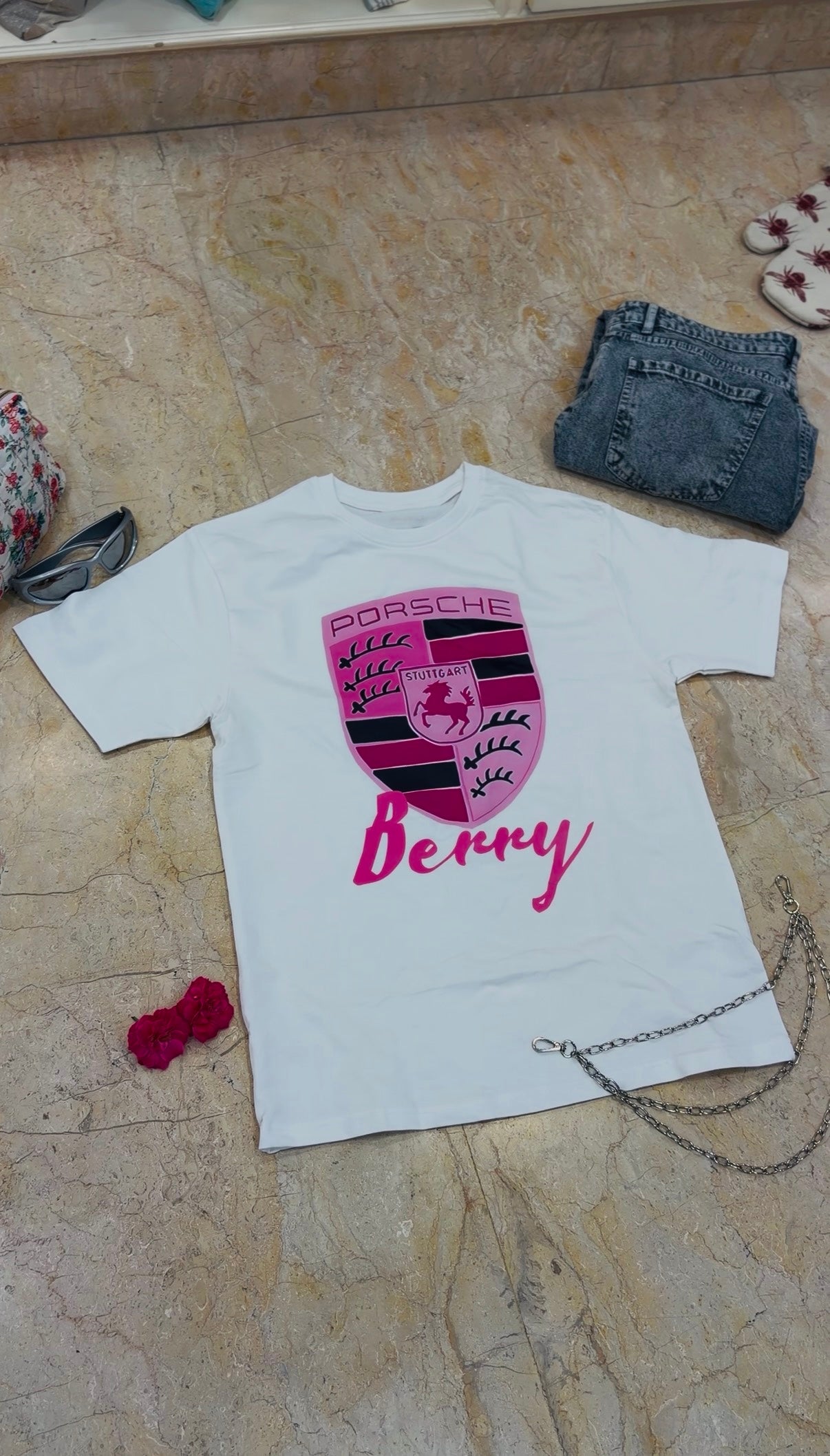 BERRY PORSCHE TSHIRT