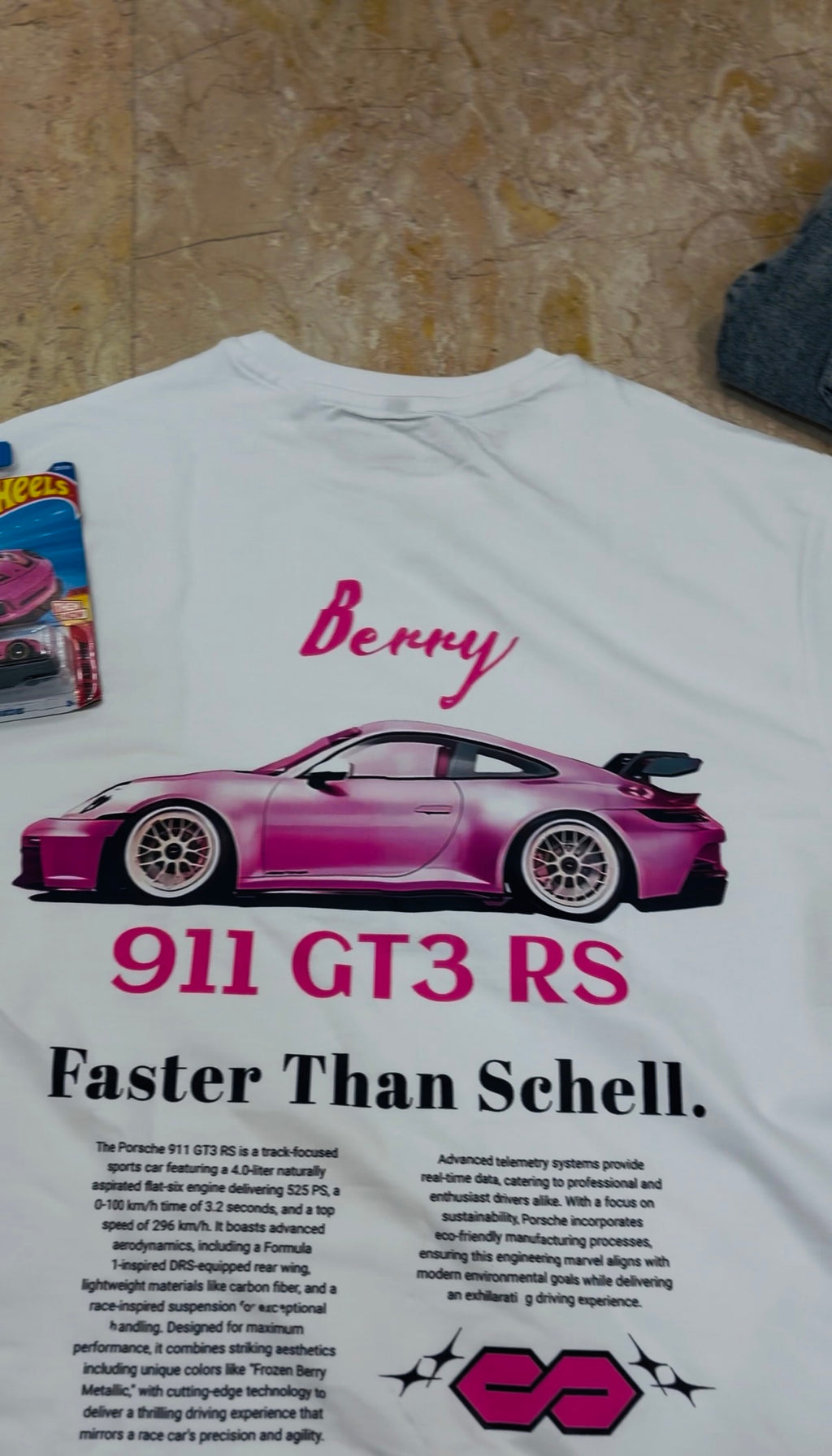 BERRY PORSCHE TSHIRT