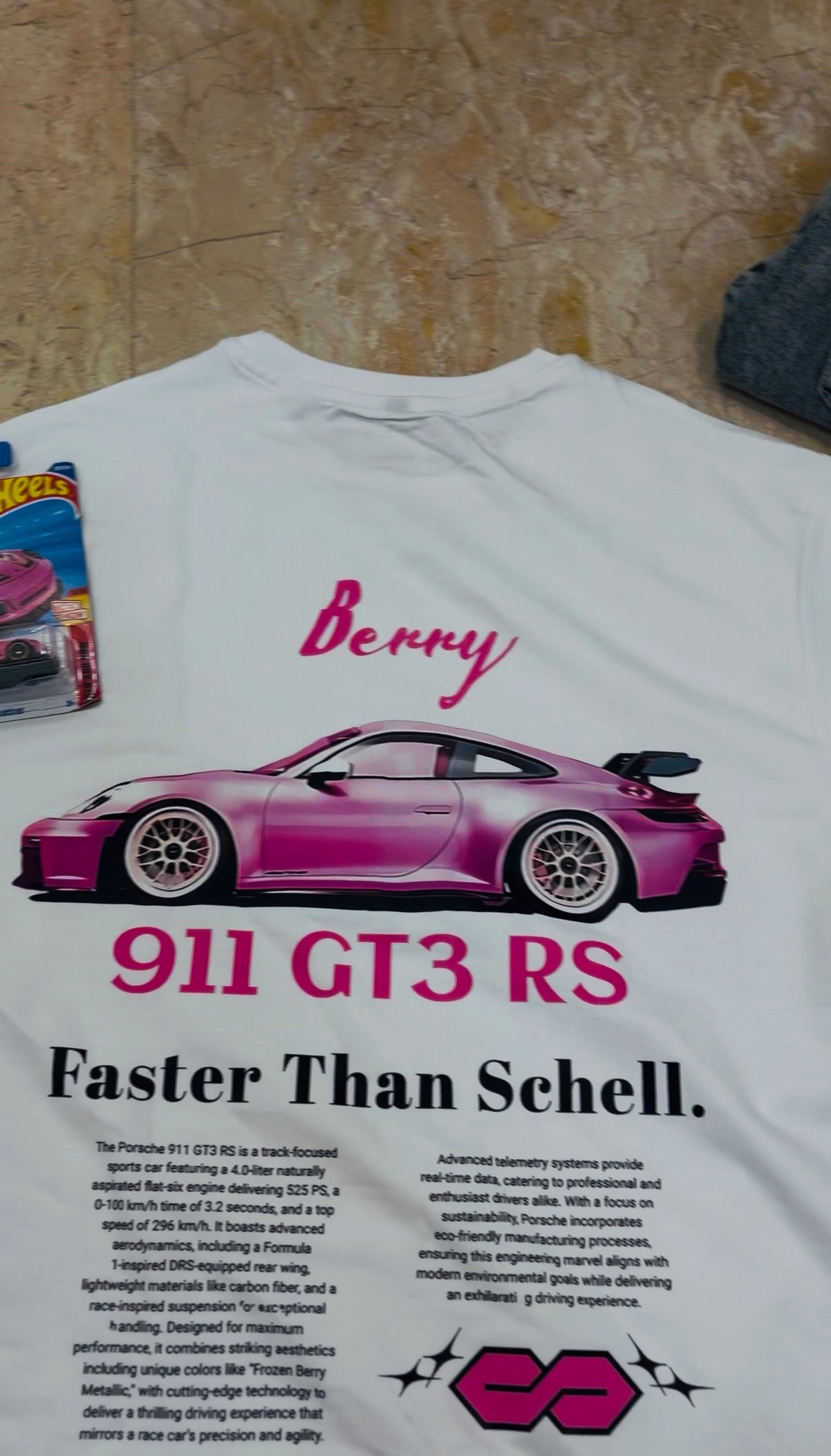 BERRY PORSCHE TSHIRT